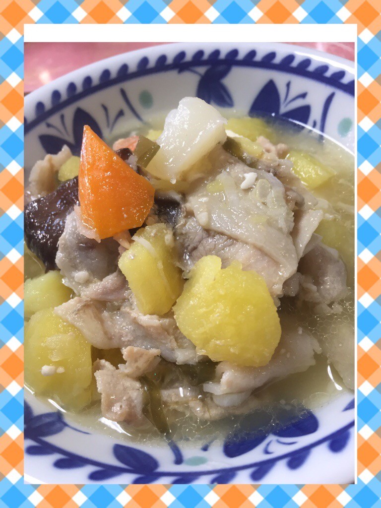 豚汁とかぼちゃの煮物